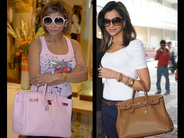 Ramona Narang and Deepika Padukone with their Hermes bags. Photo: Luxpresso