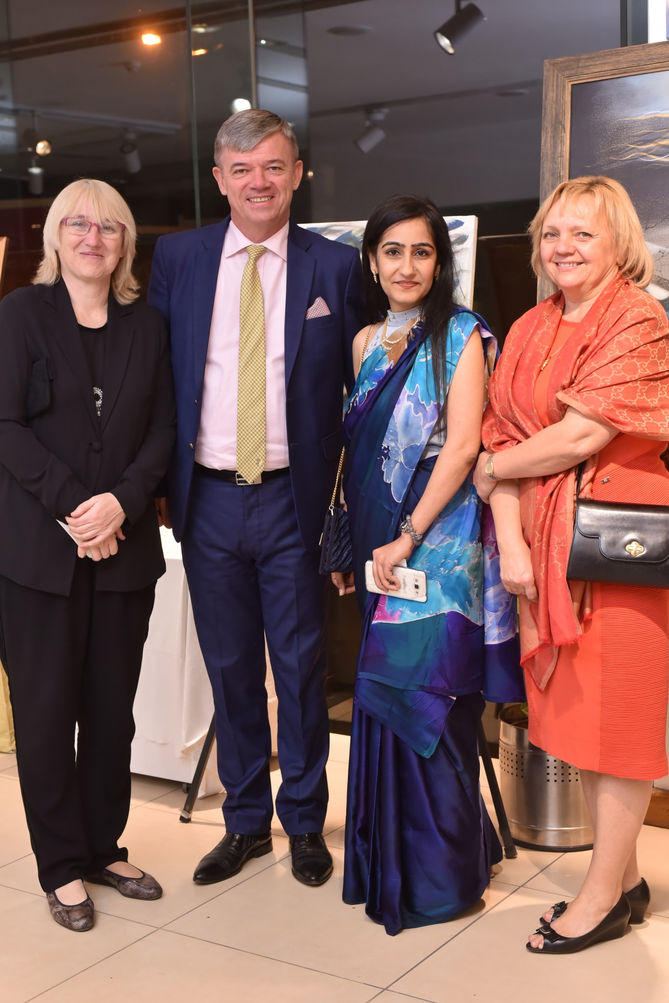 H.E. Milan Hovorka- Ambassador of Czech Republic with Nidhi Seth
