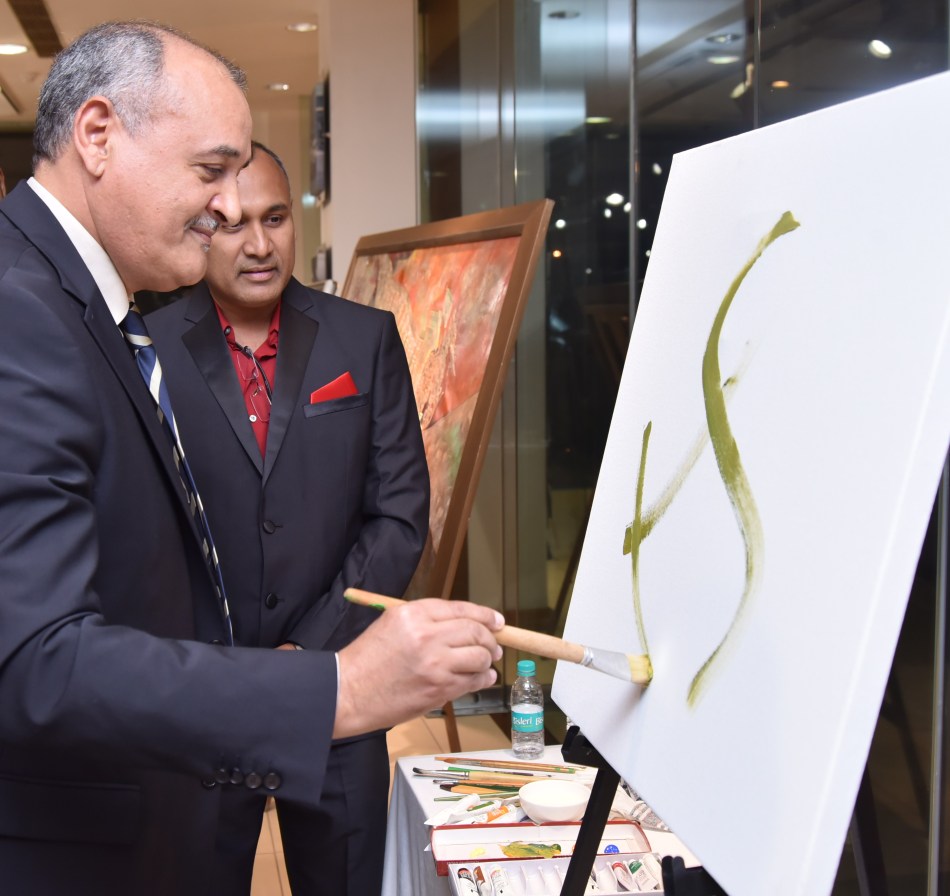 H.E. Mohamed Maliki Painiting (Ambassador Of Morocco)