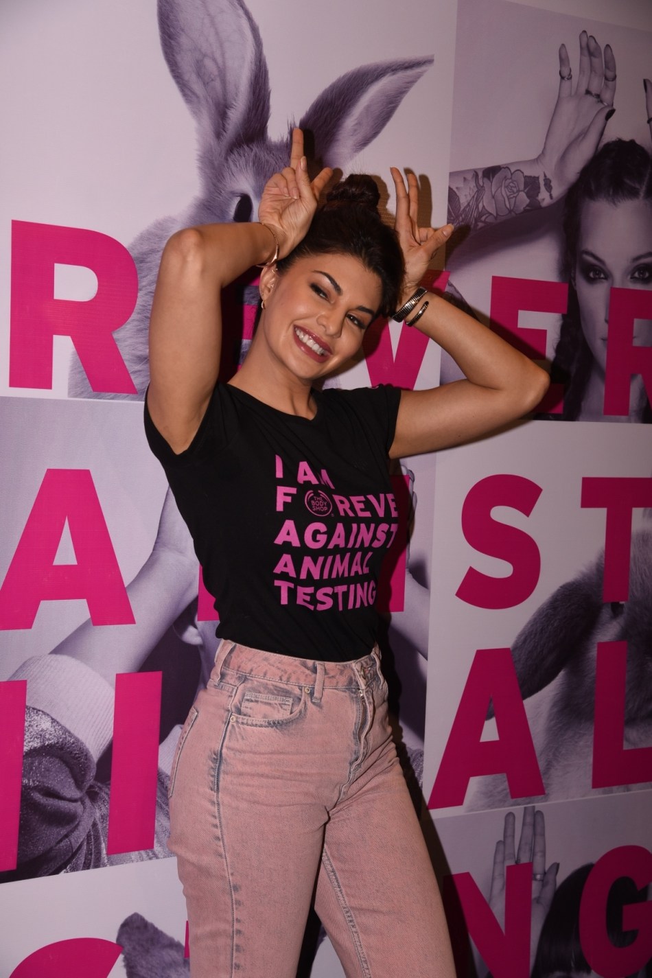 Jacqueline Fernandez, Brand Ambassador, The Body Shop at Forever Against Animal Testing Campaign Launch (2)