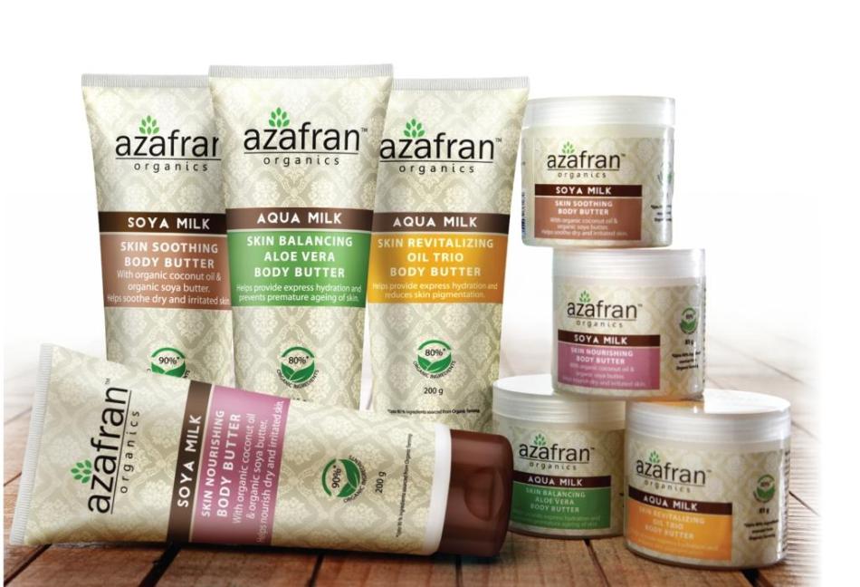 Azafran Body Butter range