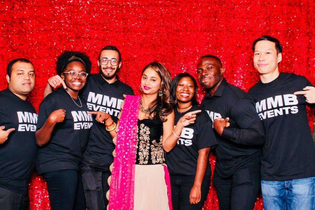 Manisha with team MMB