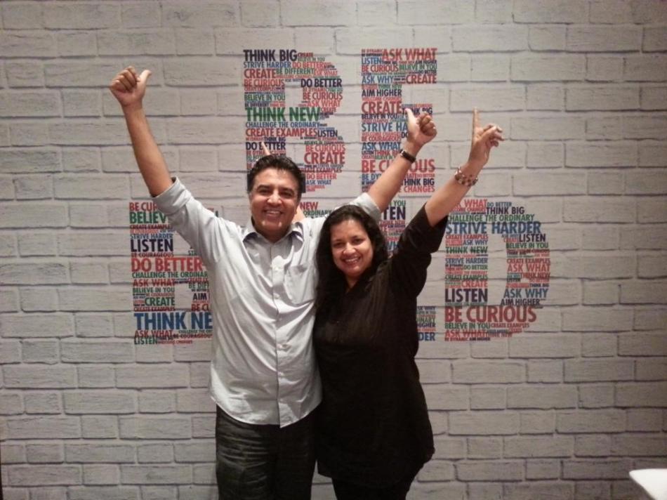 Namrata and Sanjay Durgan