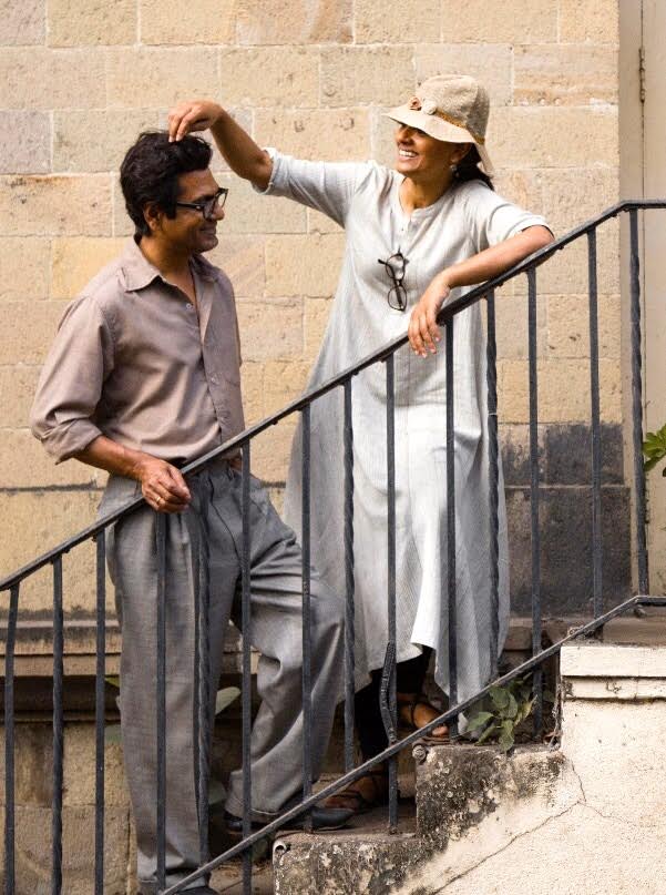 Nandita Das on set of Manto 3