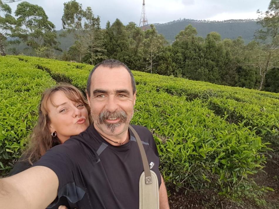 Harry and Julie at Tea plantation