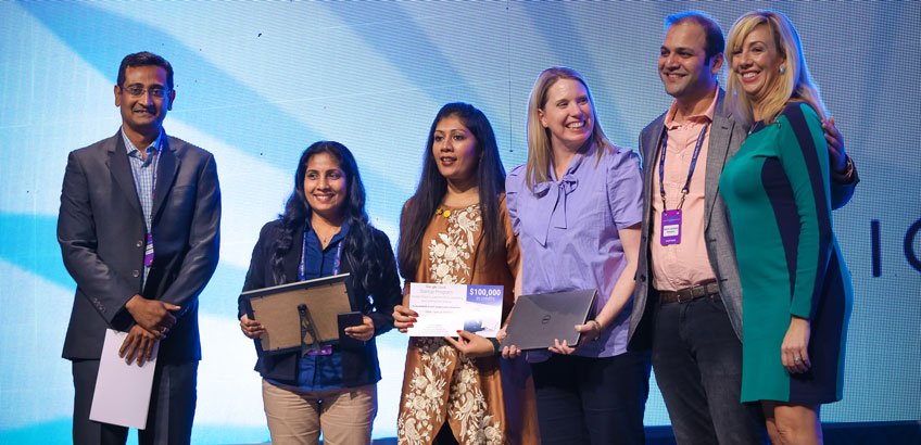 ajaita shah named as a grand chmapion of gist 2017 in hyderabad