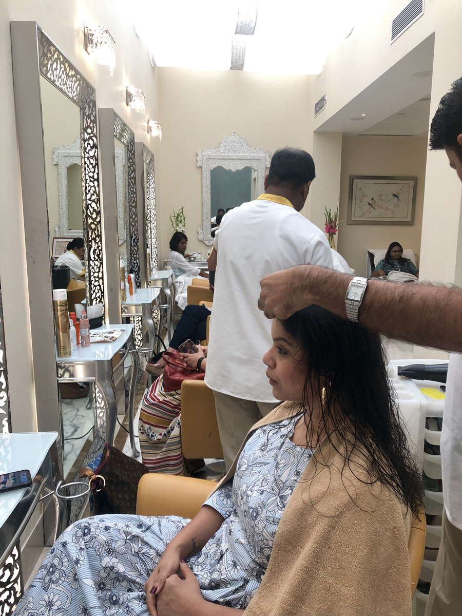 Kaveri Gets a Blow Dry